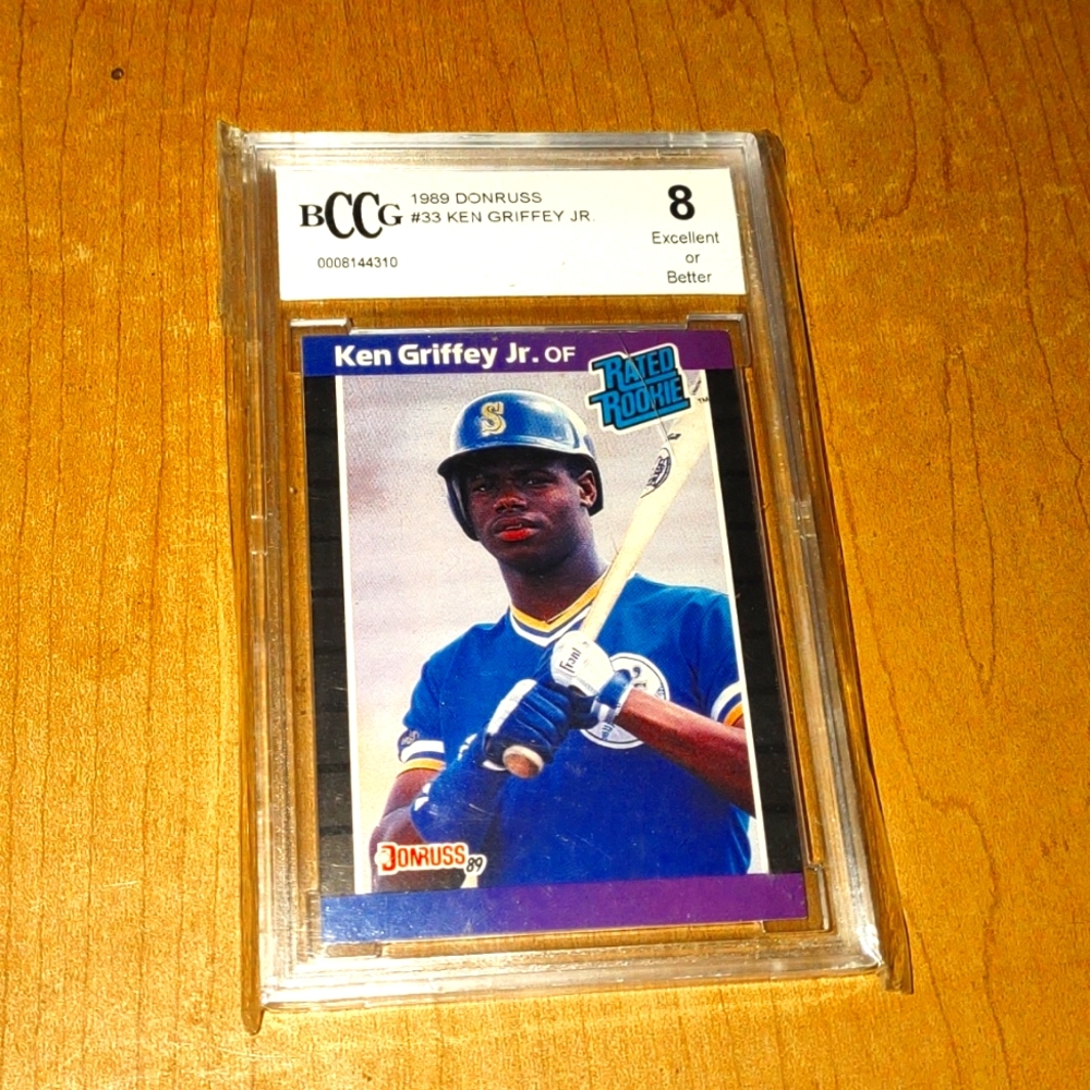 1989 Donruss Ken griffey Jr Beckett 8